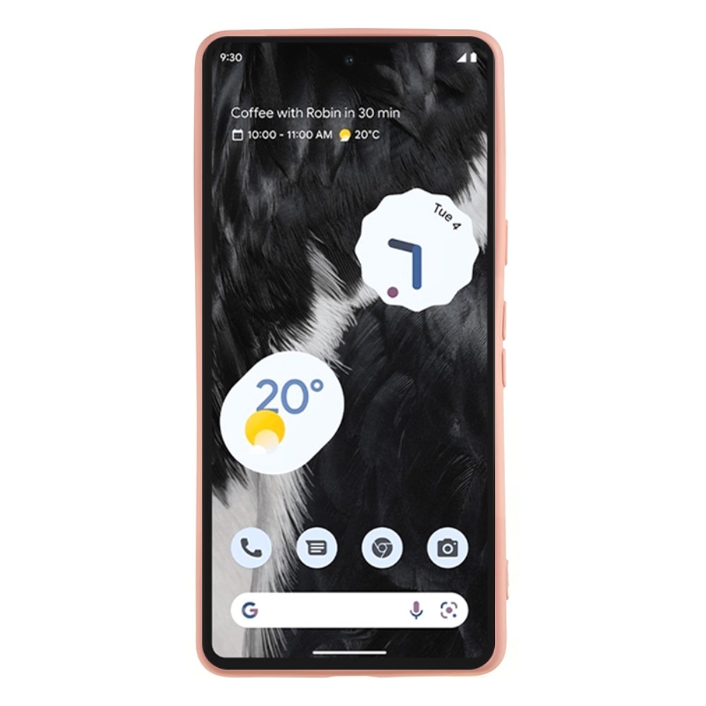 Google Pixel 8 Stoßfeste TPU-hülle rosa