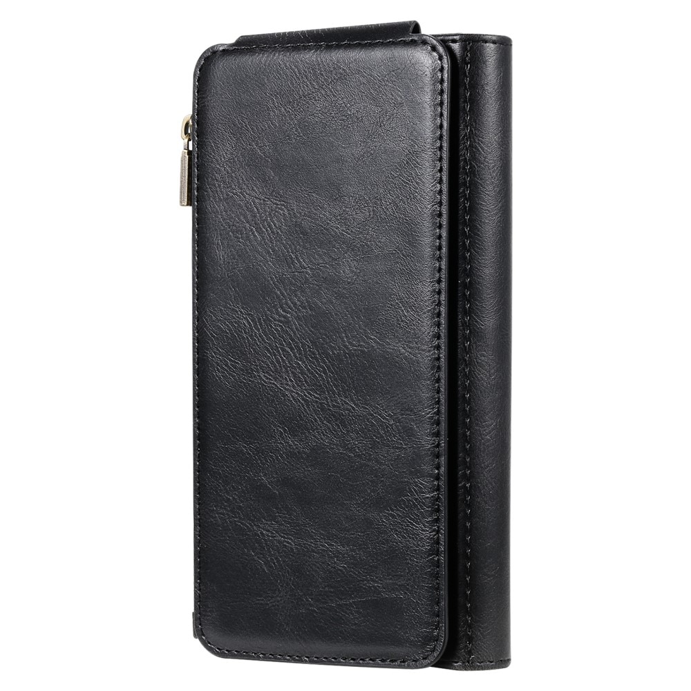 iPhone 15 Pro Max Magnet Leather Multi-Wallet schwarz