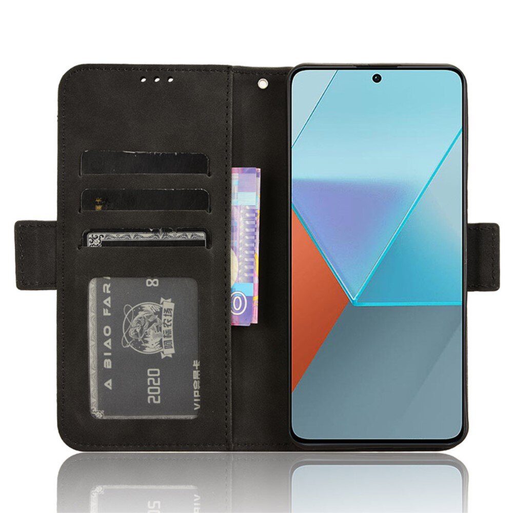 Xiaomi Redmi Note 13 Pro Multi Portemonnaie-Hülle schwarz