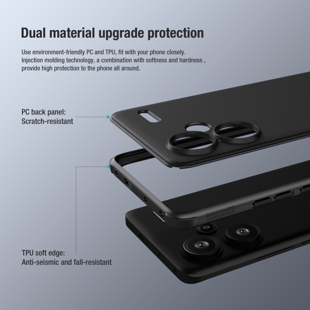 Super Frosted Shield Xiaomi Redmi Note 13 Pro Plus schwarz