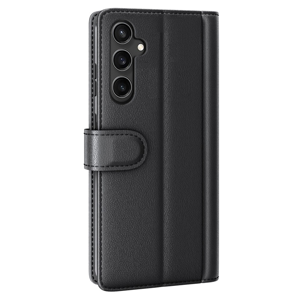Samsung Galaxy S23 FE Echtlederhülle Schwarz