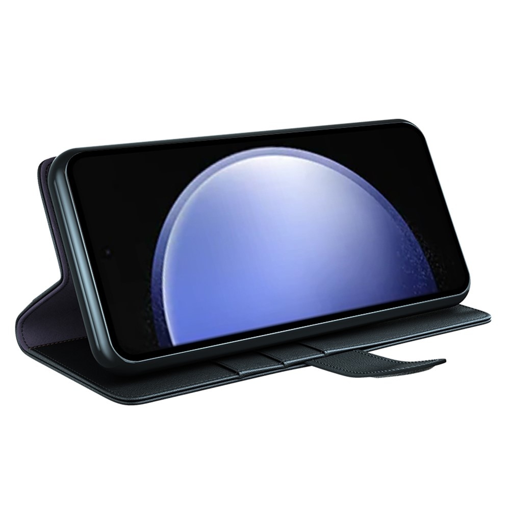 Samsung Galaxy S23 FE Echtlederhülle Schwarz