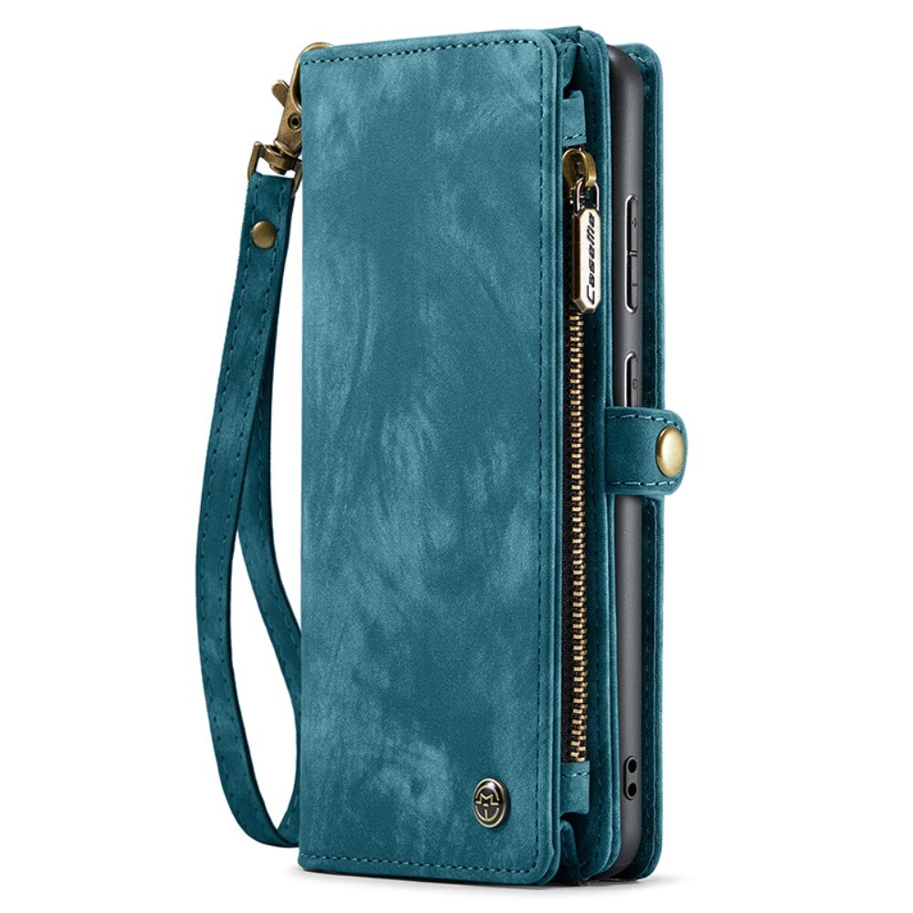 Multi-slot Portemonnaie-Hülle Samsung Galaxy S23 FE Blau
