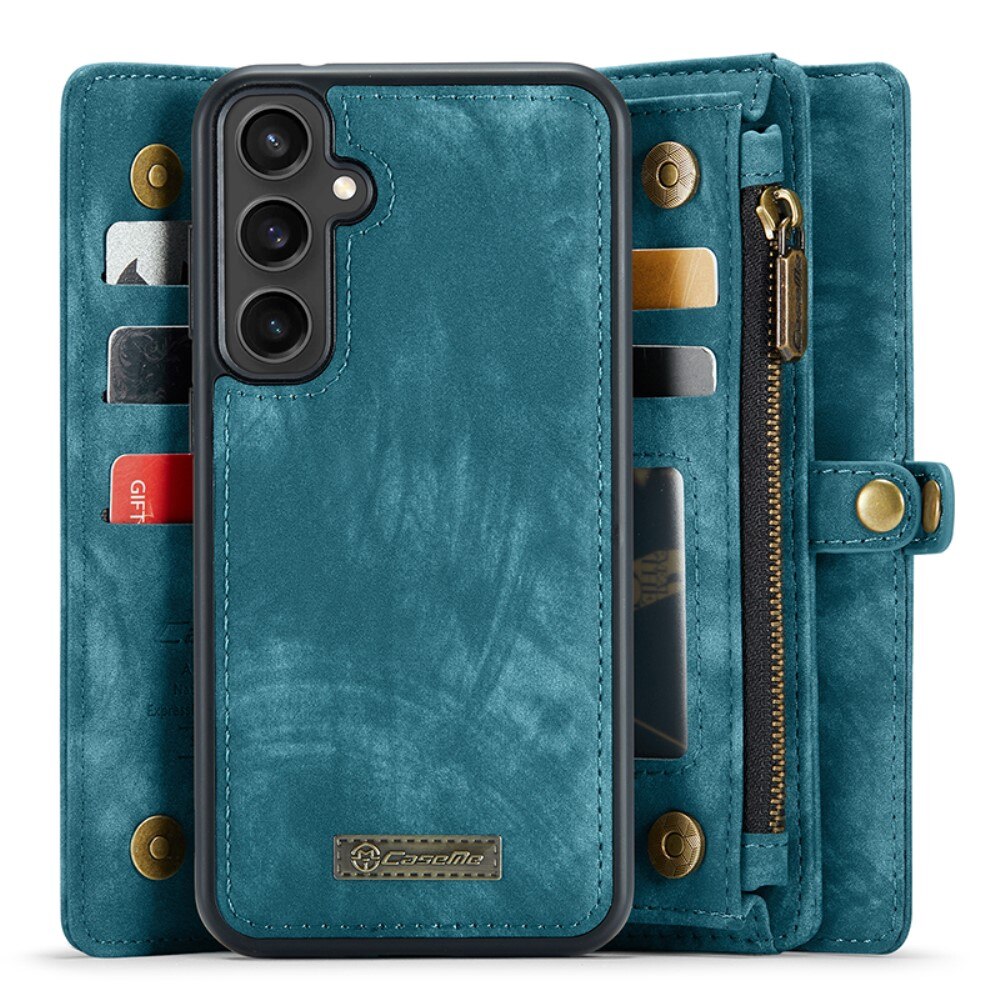 Multi-slot Portemonnaie-Hülle Samsung Galaxy S23 FE Blau