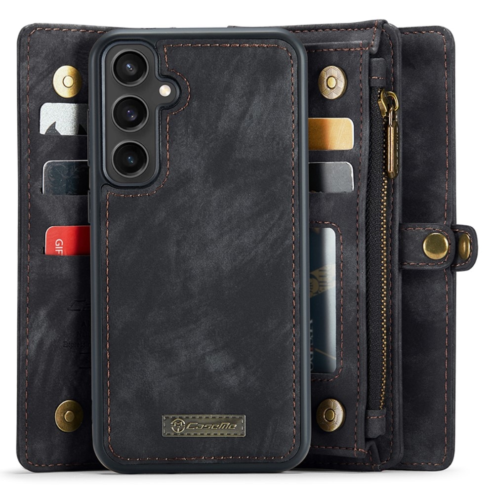 Multi-slot Portemonnaie-Hülle Samsung Galaxy S23 FE Grau
