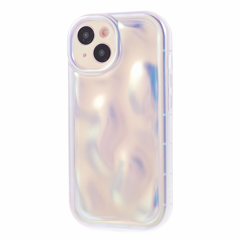 iPhone 15 Wavy TPU-hülle, Perlmutt