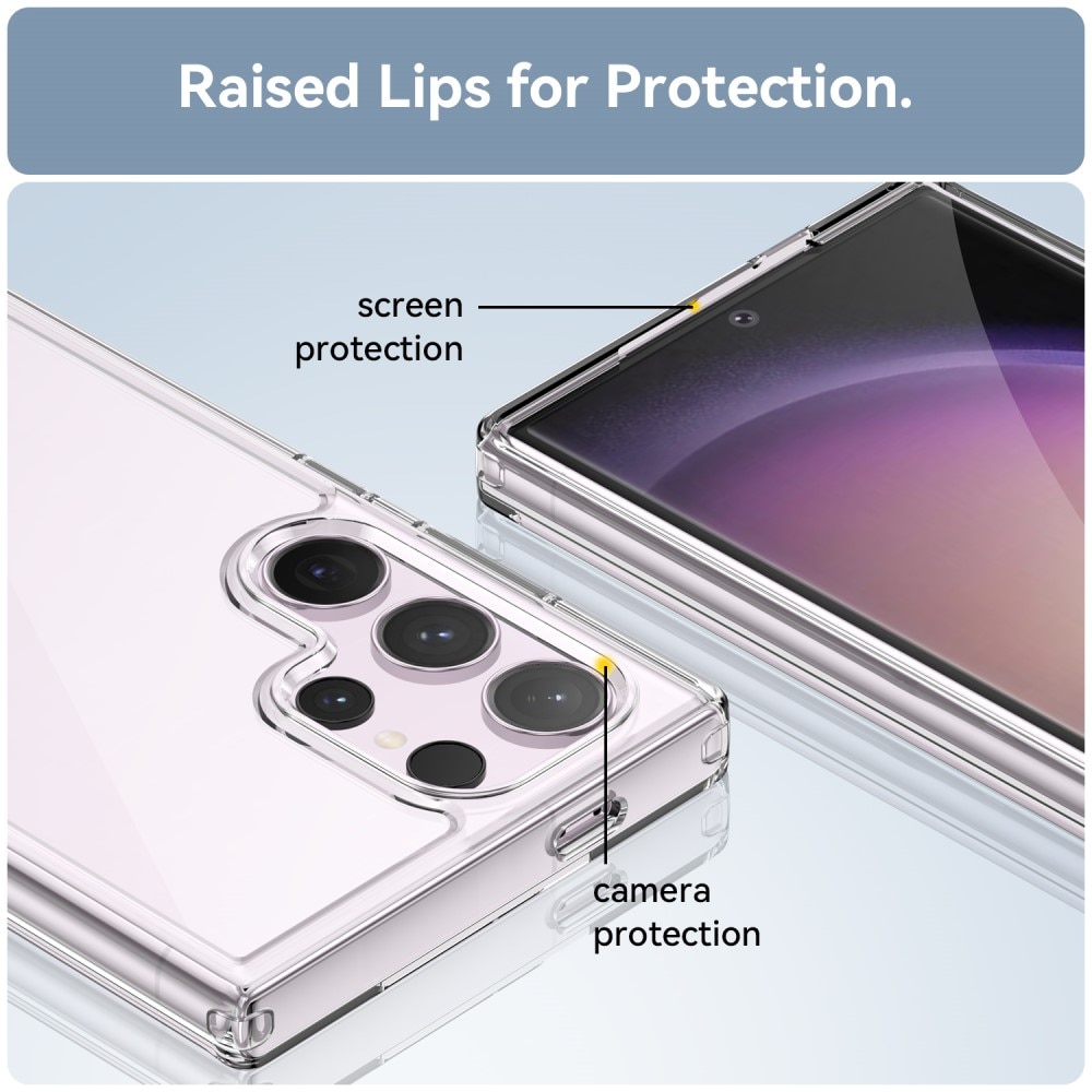 Samsung Galaxy S24 Ultra Hybride Handyhülle Crystal Hybrid transparent