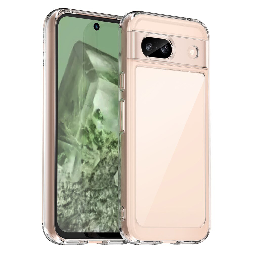 Google Pixel 8a Hybride Handyhülle Crystal Hybrid transparent