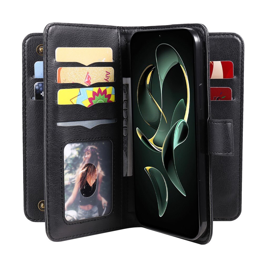 Xiaomi 13T Handytasche Multi-slot, schwarz