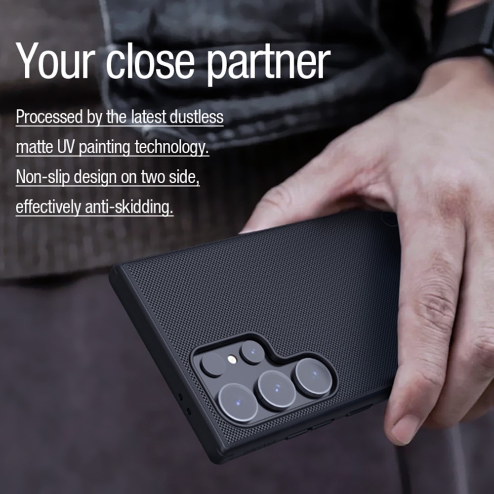 Frosted Shield MagSafe Samsung Galaxy S24 Ultra Schwarz