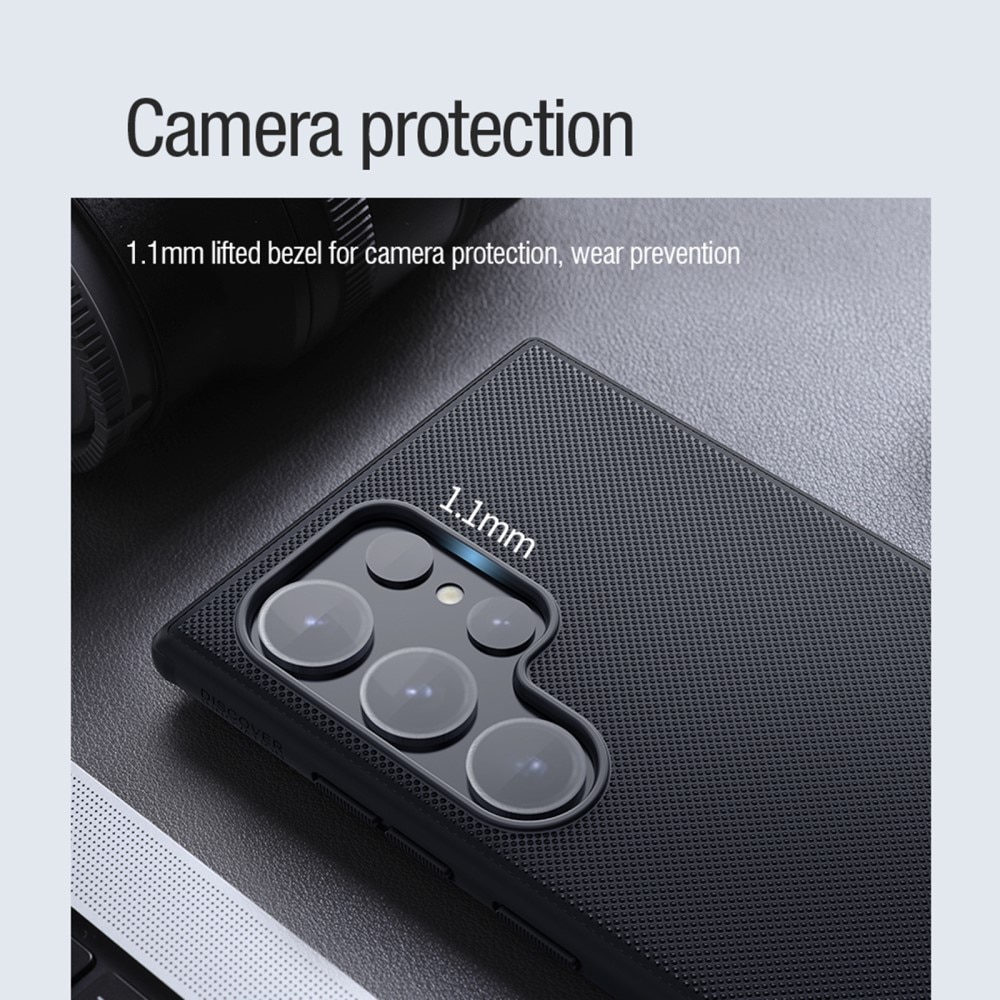 Frosted Shield MagSafe Samsung Galaxy S24 Ultra Schwarz