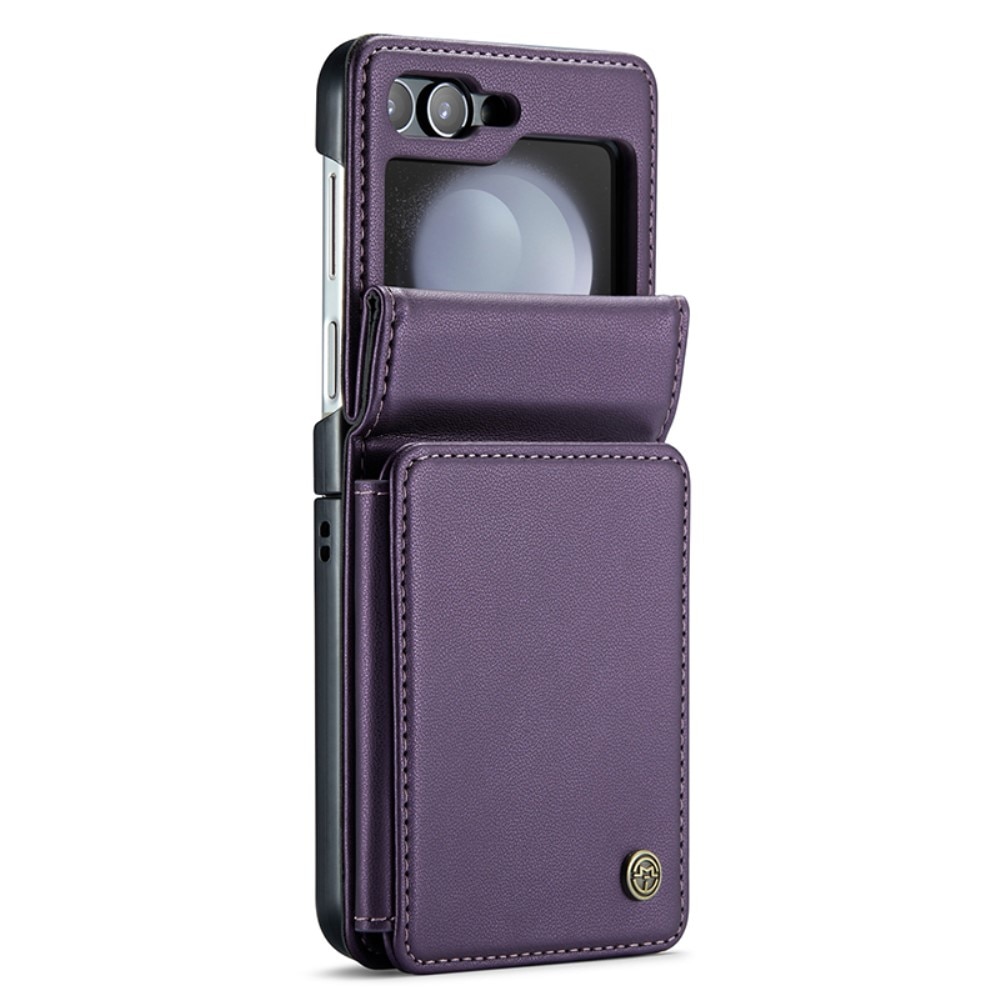 RFID-geschützte Portemonnaie-Hülle Samsung Galaxy Z Flip 5 lila