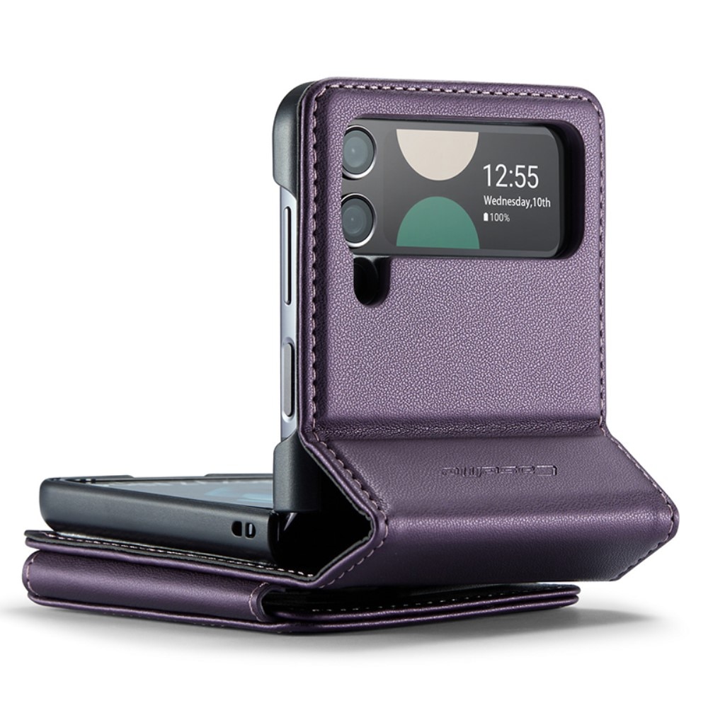 RFID-geschützte Portemonnaie-Hülle Samsung Galaxy Z Flip 4 lila
