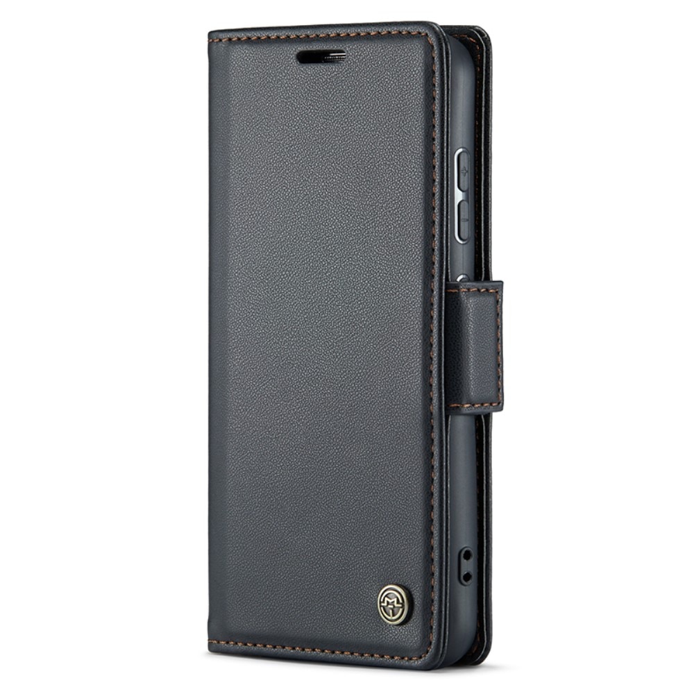 RFID-geschützte Slim Portemonnaie-Hülle Samsung Galaxy S24 Plus schwarz
