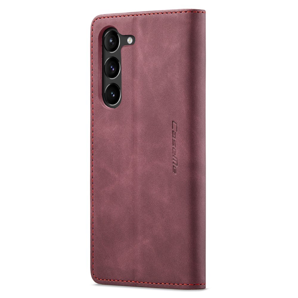 Slim Portemonnaie-Hülle Samsung Galaxy S24 Plus Rot