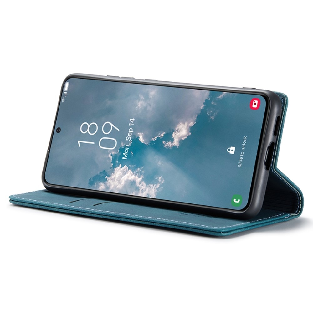 Slim Portemonnaie-Hülle Samsung Galaxy S24 blau
