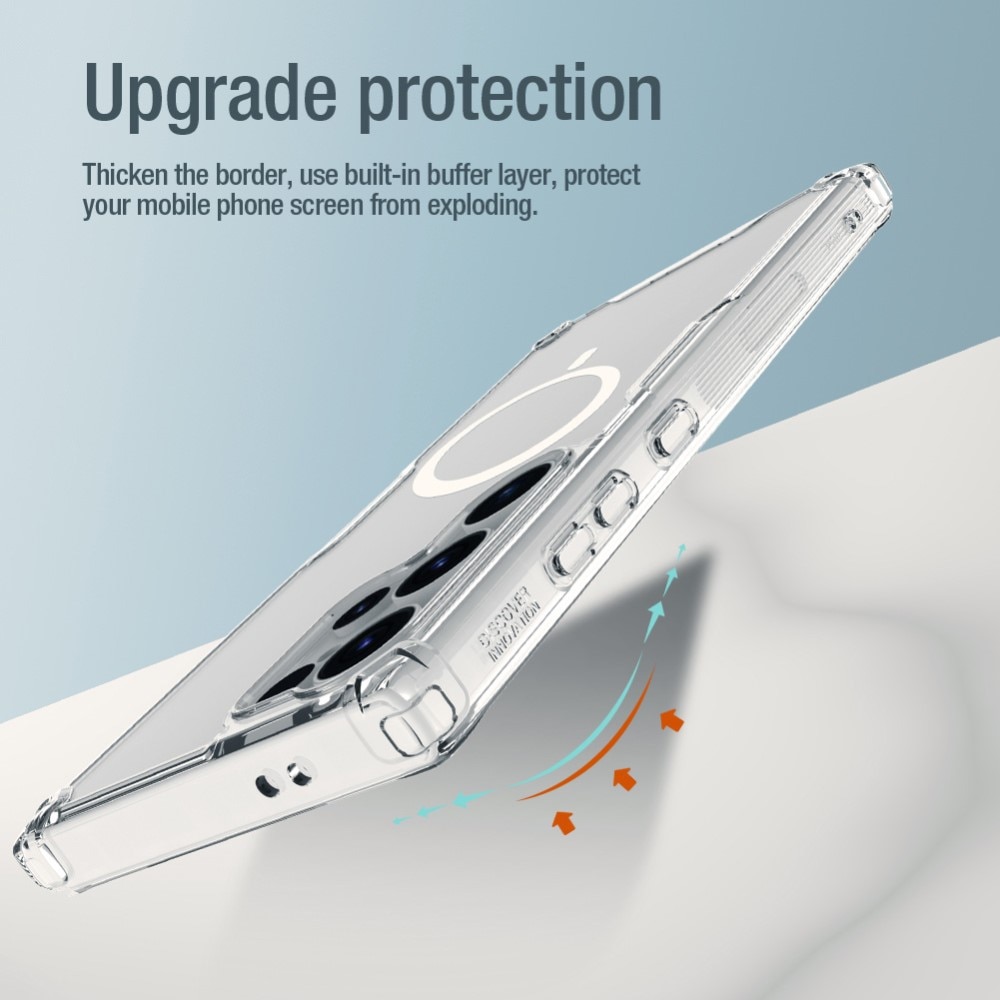Nillkin Nature Pro Hülle MagSafe Samsung Galaxy S24 Ultra durchsichtig