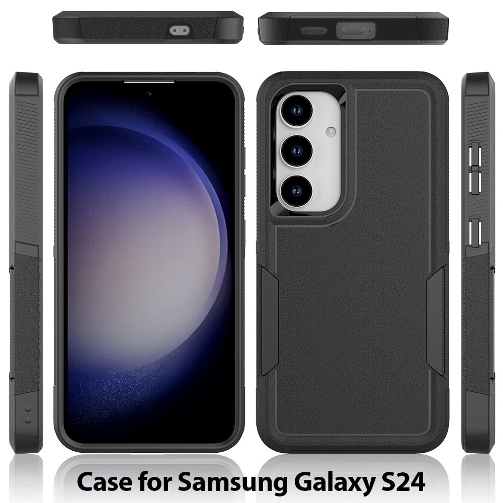 Samsung Galaxy S24 Off-road Hybrid-Hülle schwarz