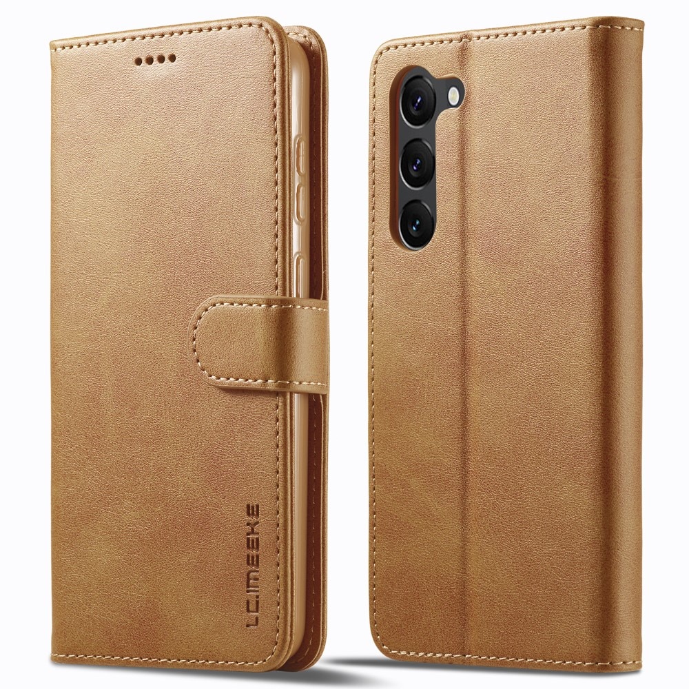 Portemonnaie-Hülle Samsung Galaxy S24 cognac