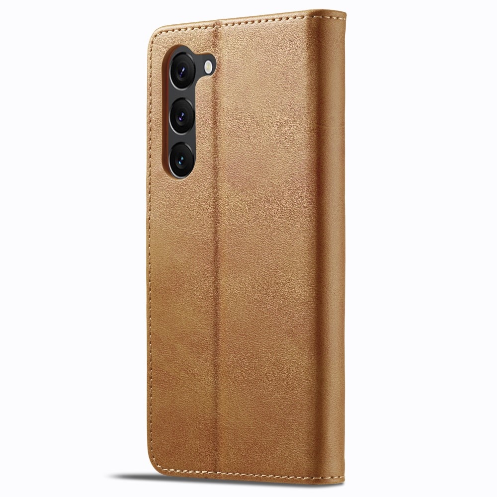 Portemonnaie-Hülle Samsung Galaxy S24 cognac