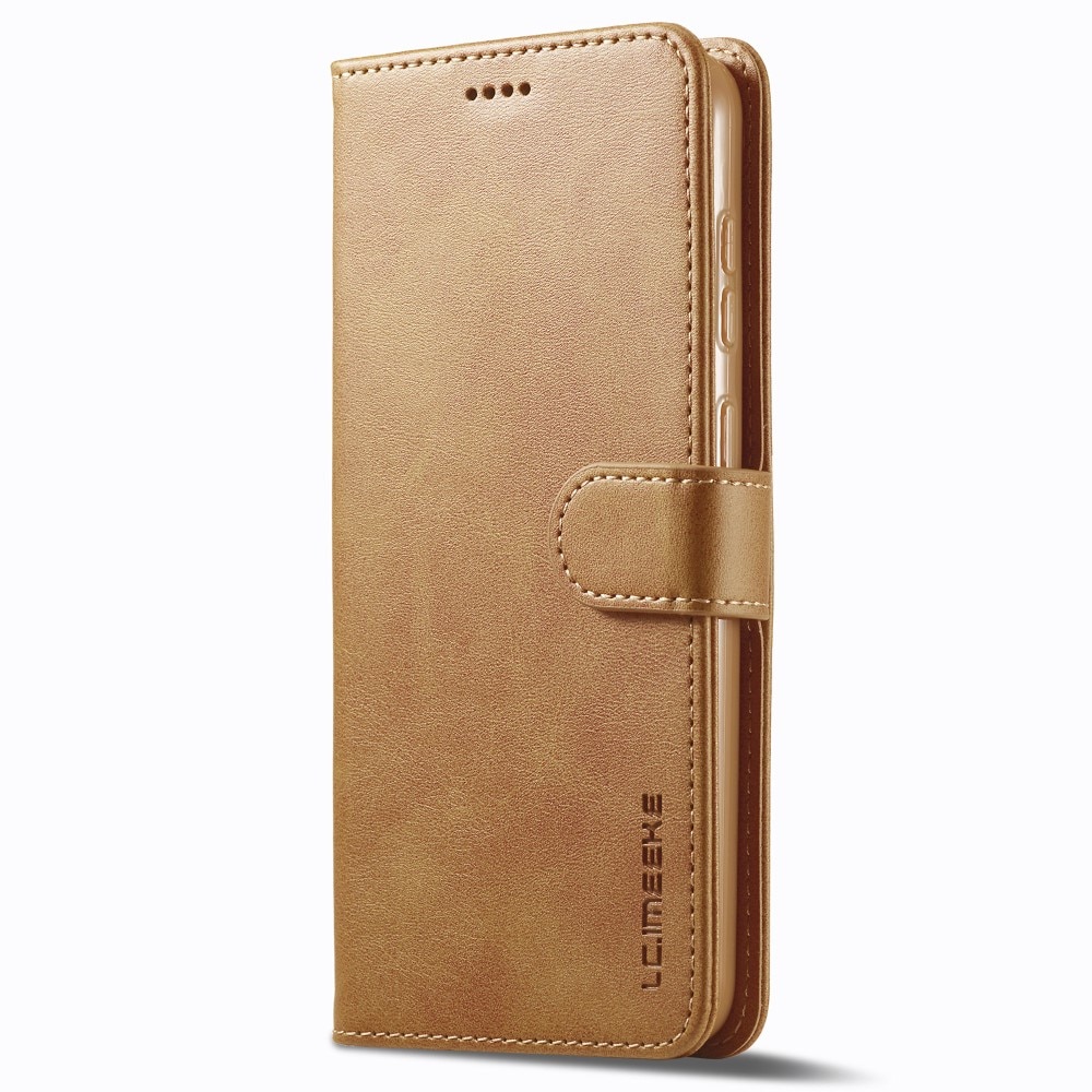 Portemonnaie-Hülle Samsung Galaxy S24 Plus cognac