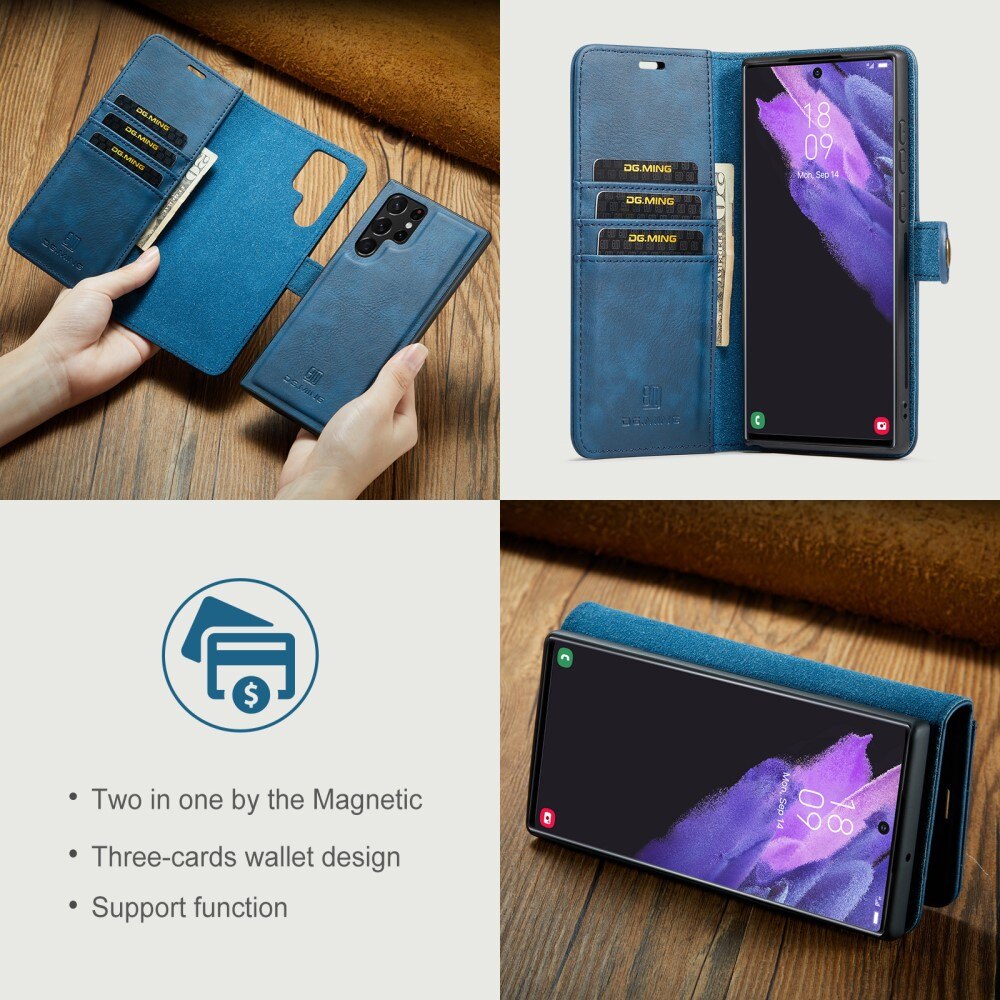 Handytasche Magnetische Samsung Galaxy S24 Ultra Blue
