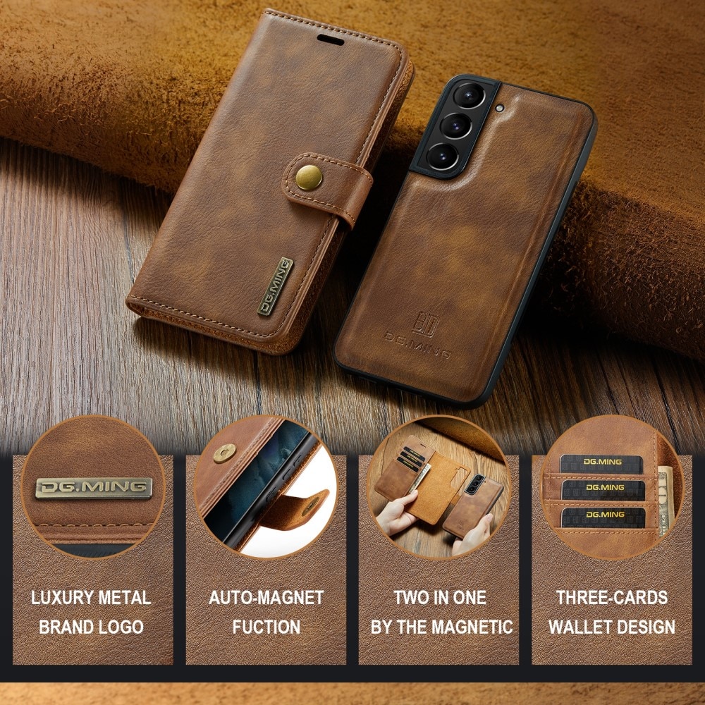 Handytasche Magnetische Samsung Galaxy S24 Cognac