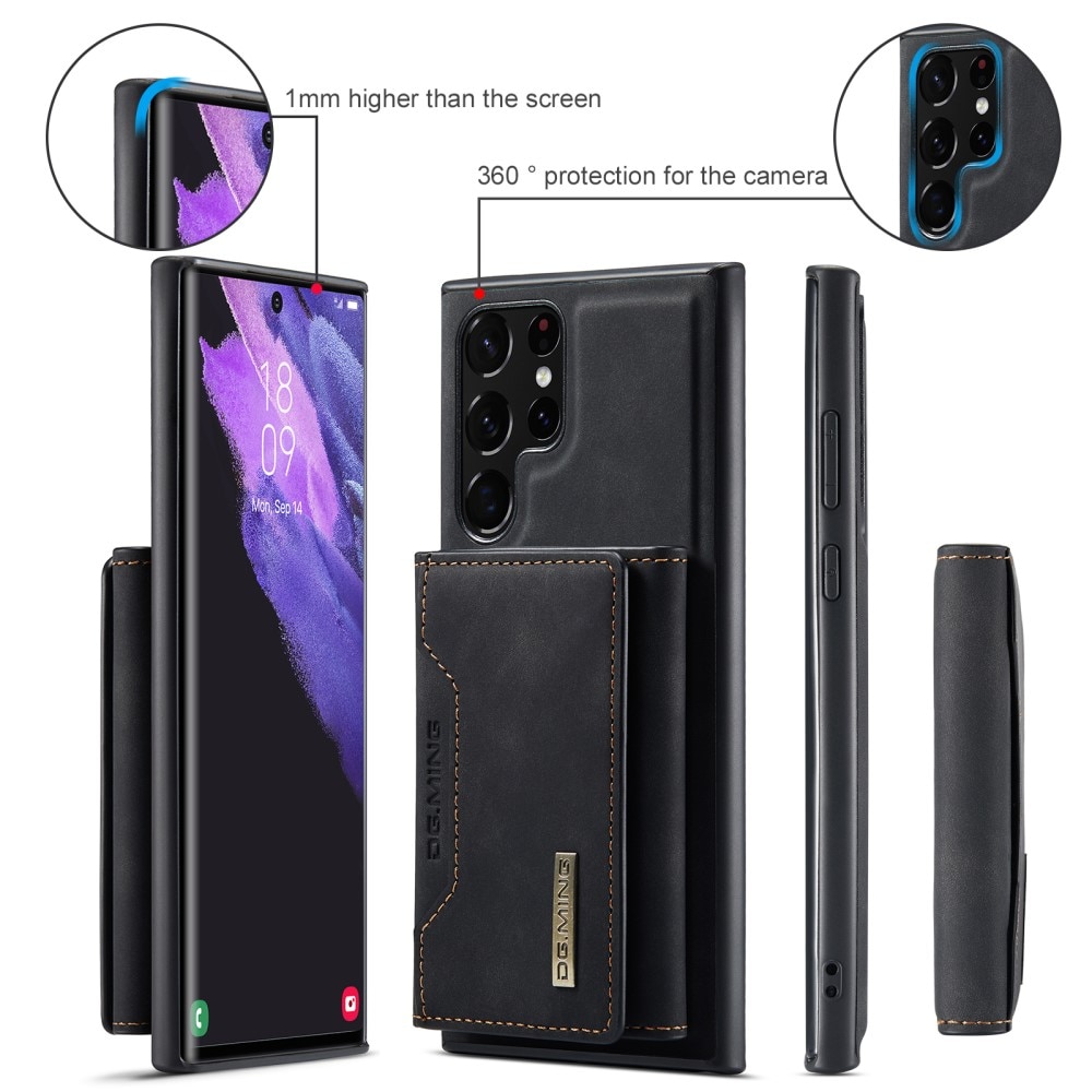 Magnetic Card Slot Case Samsung Galaxy S24 Ultra Schwarz