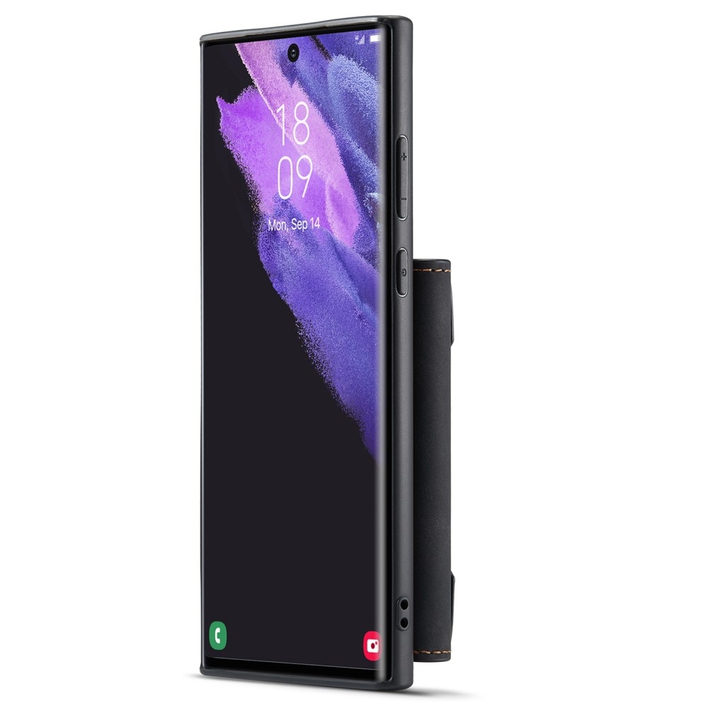 Magnetic Card Slot Case Samsung Galaxy S24 Ultra Schwarz