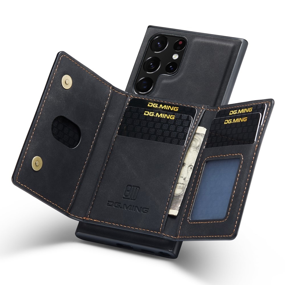 Magnetic Card Slot Case Samsung Galaxy S24 Ultra Schwarz