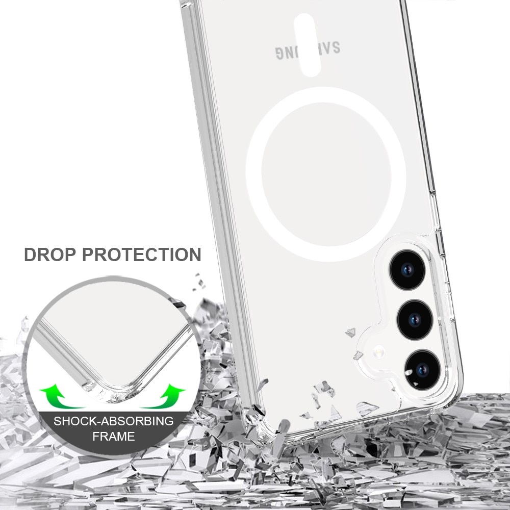 Hybrid-Hülle MagSafe Samsung Galaxy S24 transparent
