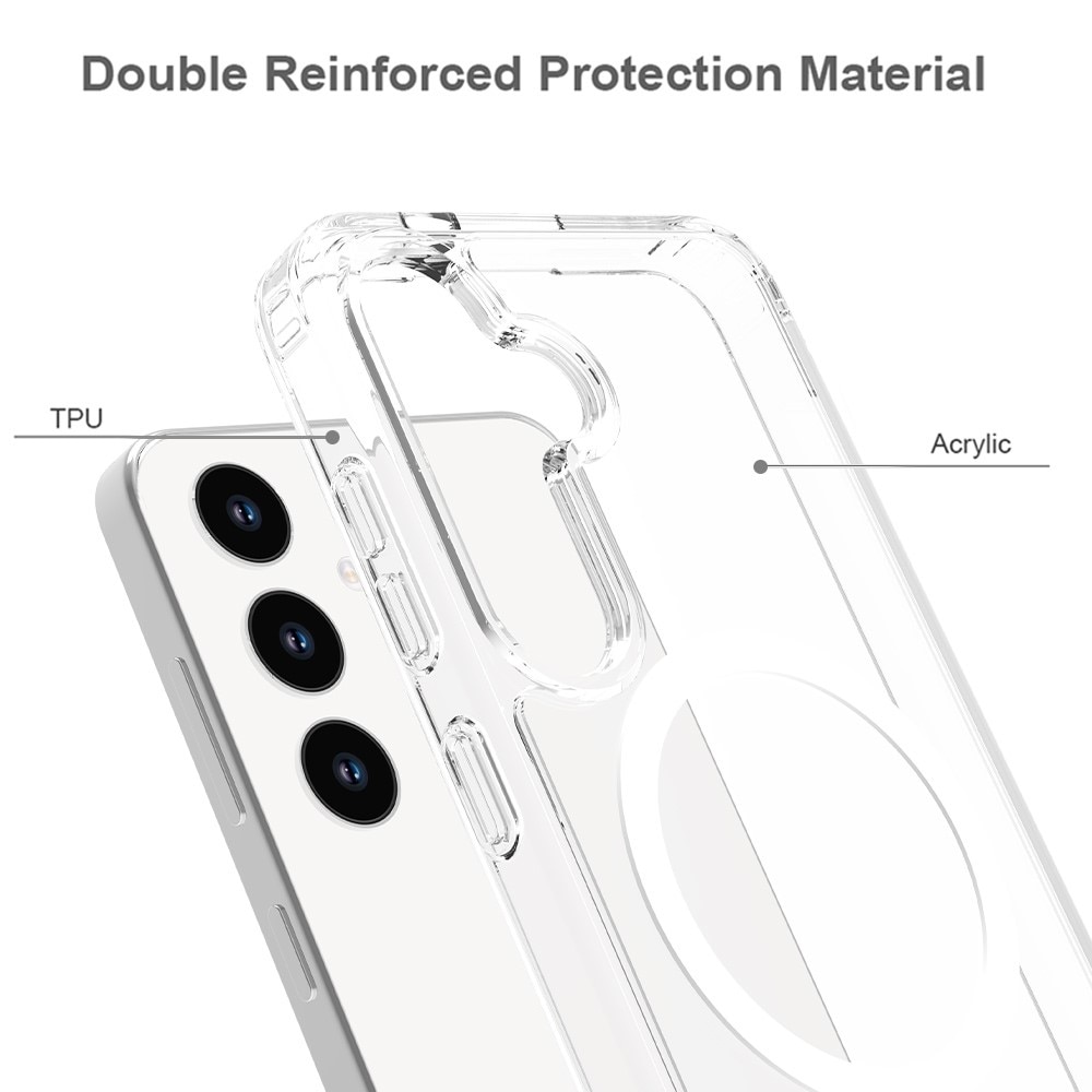 Hybrid-Hülle MagSafe Samsung Galaxy S24 transparent