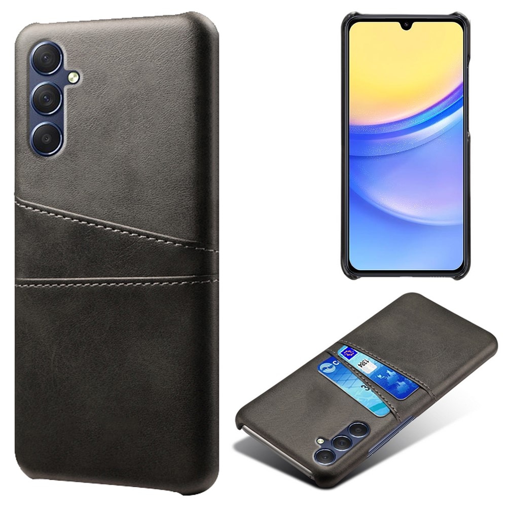 Card Slots Case Samsung Galaxy A15 Schwarz