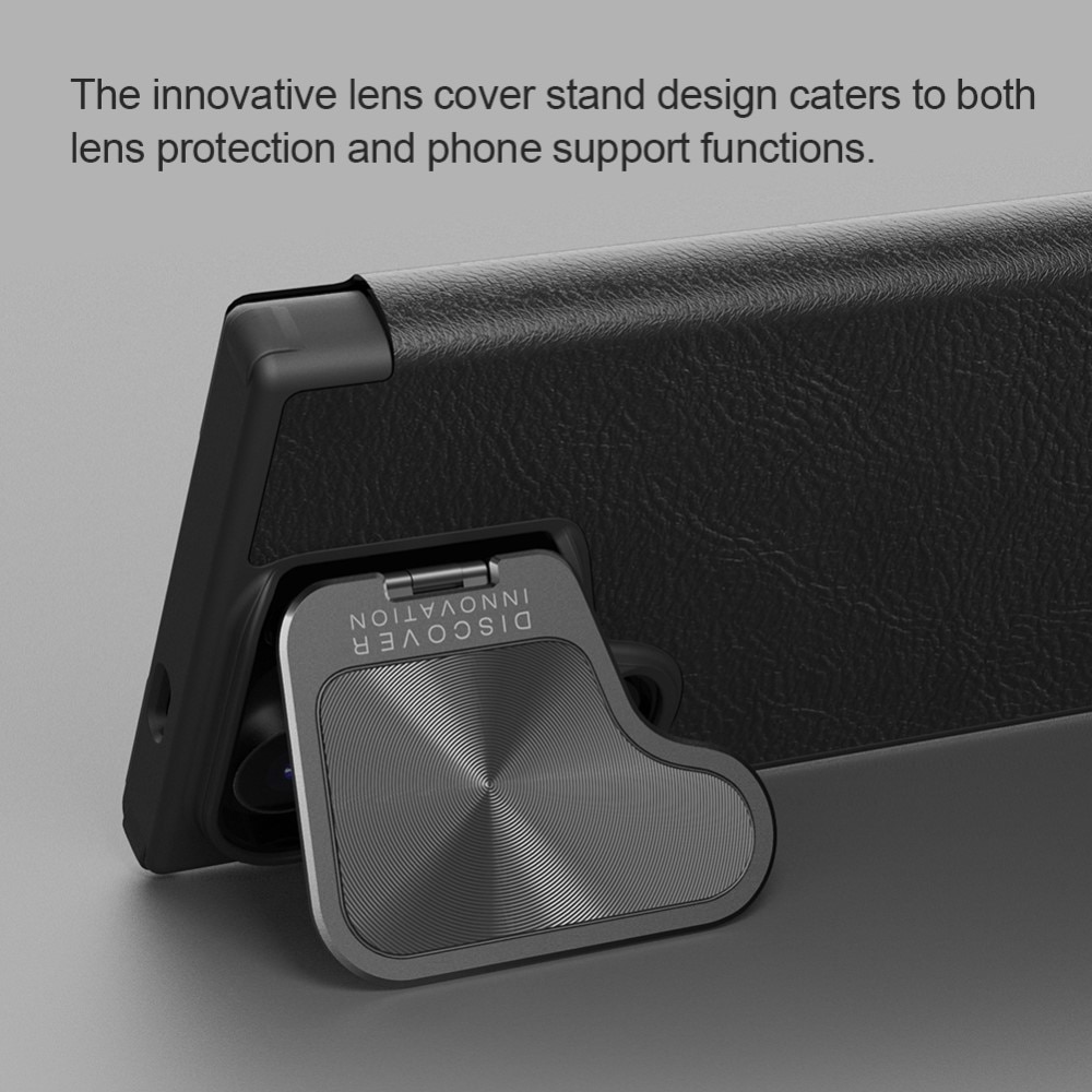 Für Samsung Galaxy S24 Ultra 5G NILLKIN Strukturiertes  Prop-Kamera-Abdeckungshalter-Design Nylon MagSafe Magnetisches Präzises  Loch-Telefongehäuse (Schwarz)