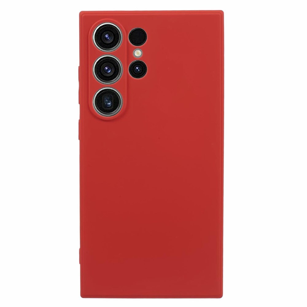 Samsung Galaxy S24 Ultra Sto feste TPU h lle Rot