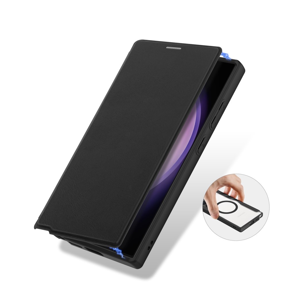 Dux Ducis - Samsung Galaxy S24 Ultra Hülle - Hardcase - MagSafe - Aimo Mag  Series - schwarz