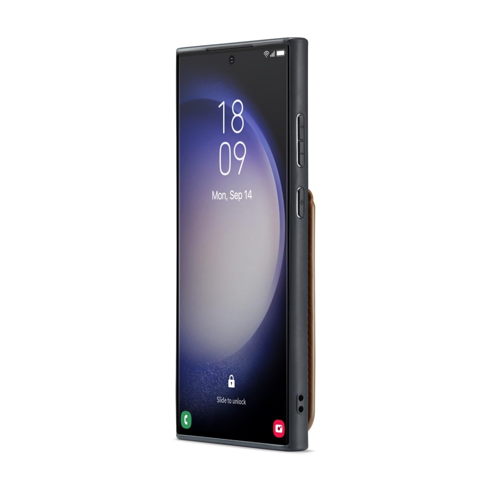 RFID-geschützte Multi-slot Hülle Samsung Galaxy S24 Ultra braun