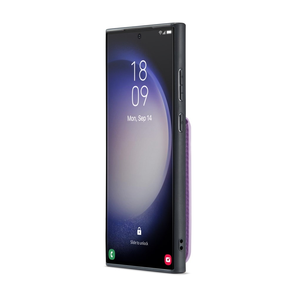 RFID-geschützte Multi-slot Hülle Samsung Galaxy S24 Ultra lila