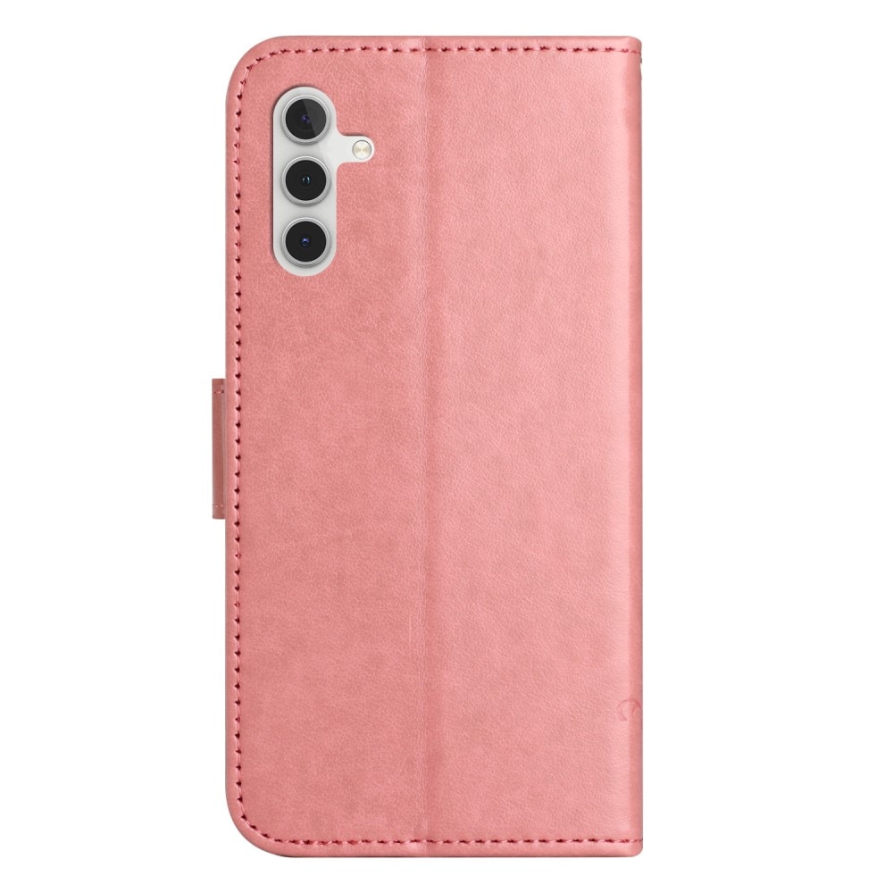 Samsung Galaxy A55 Handyhülle mit Schmetterlingsmuster, Rosa