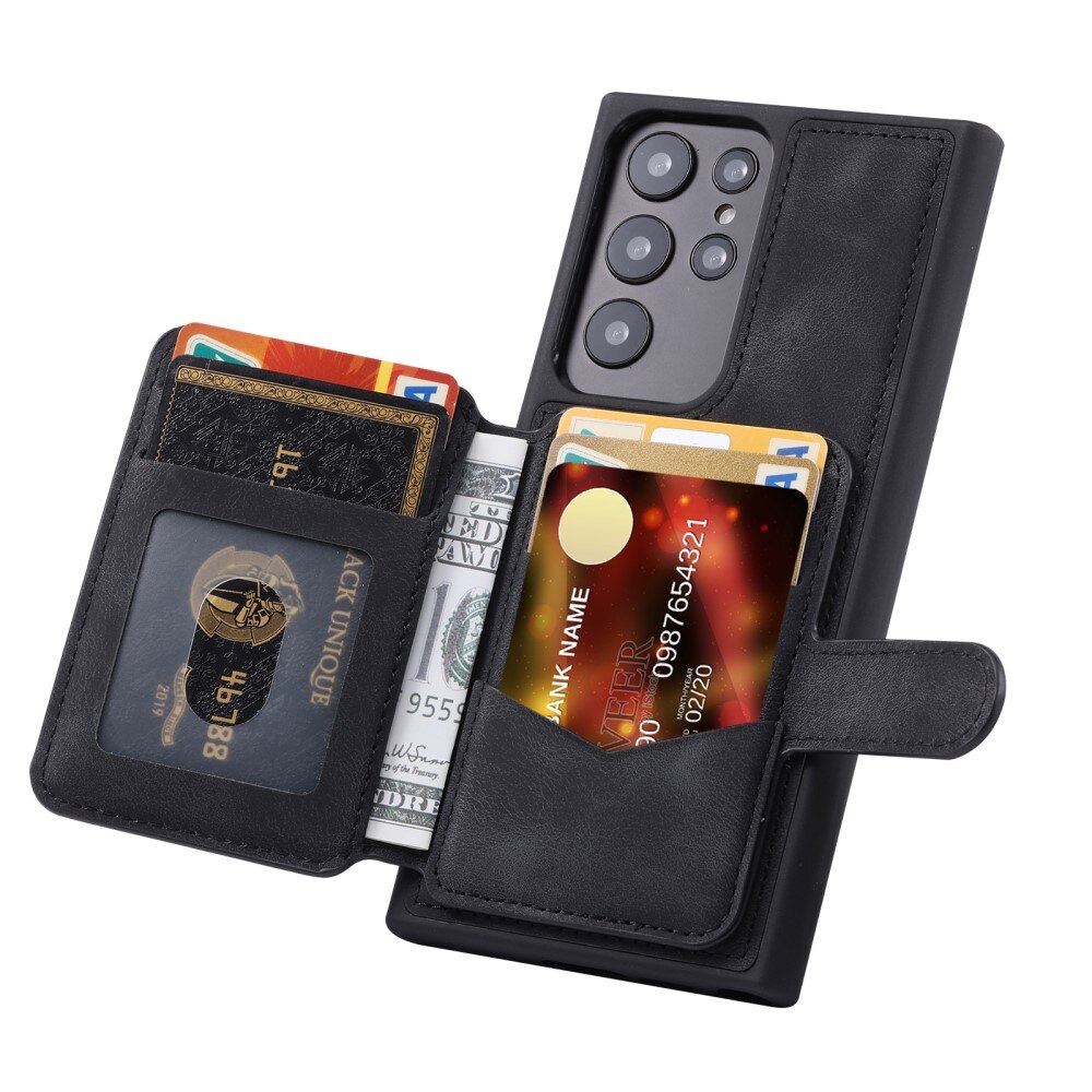 Samsung Galaxy S24 Ultra RFID-geschützte Multi-slot Hülle schwarz