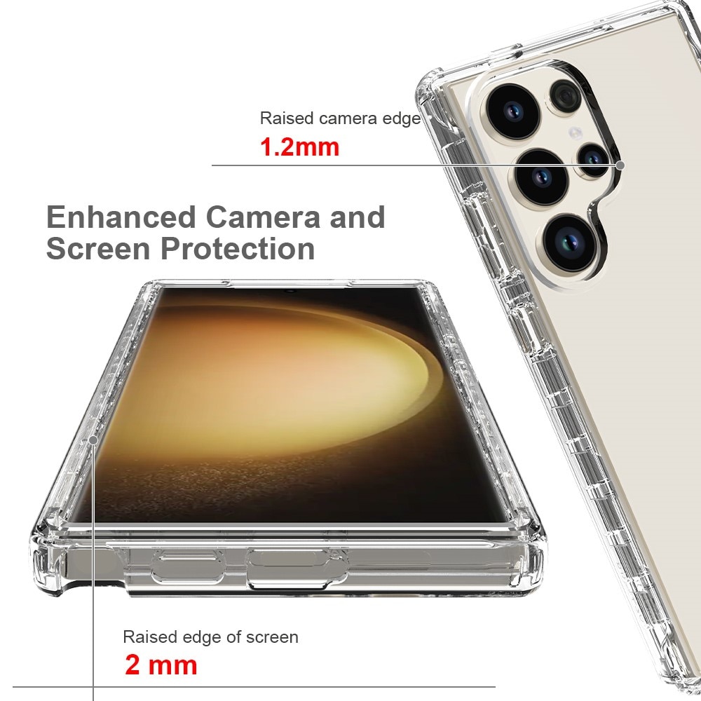 Samsung Galaxy S24 Ultra Full Cover Hülle durchsichtig
