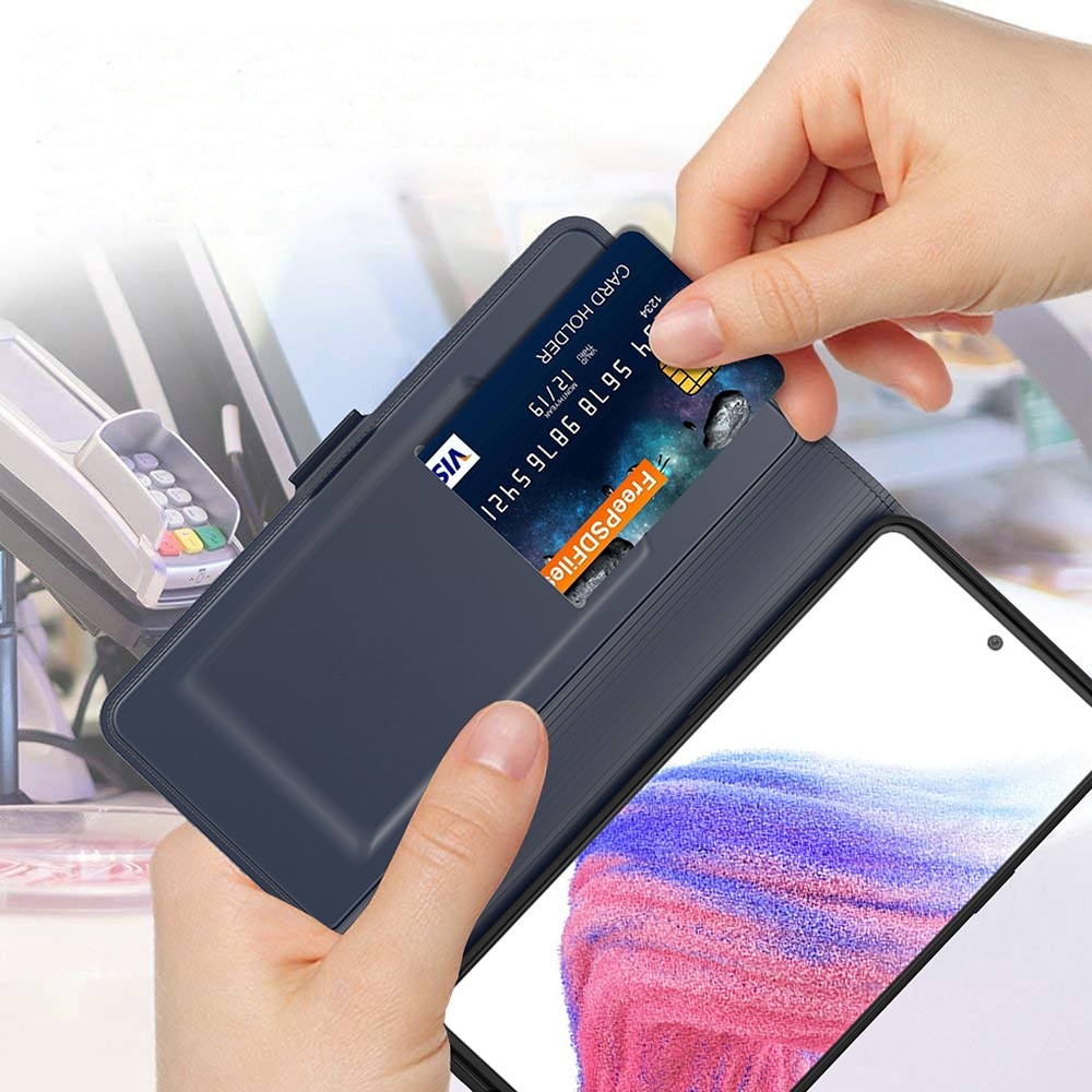 Slim Card Wallet Samsung Galaxy S24 Ultra blau