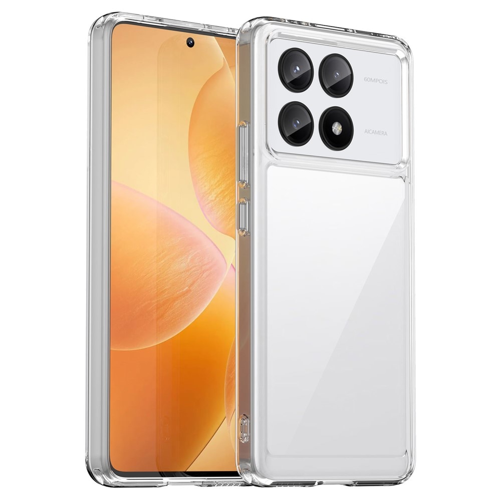 Xiaomi Poco X6 Pro Hybrid-Hülle durchsichtig
