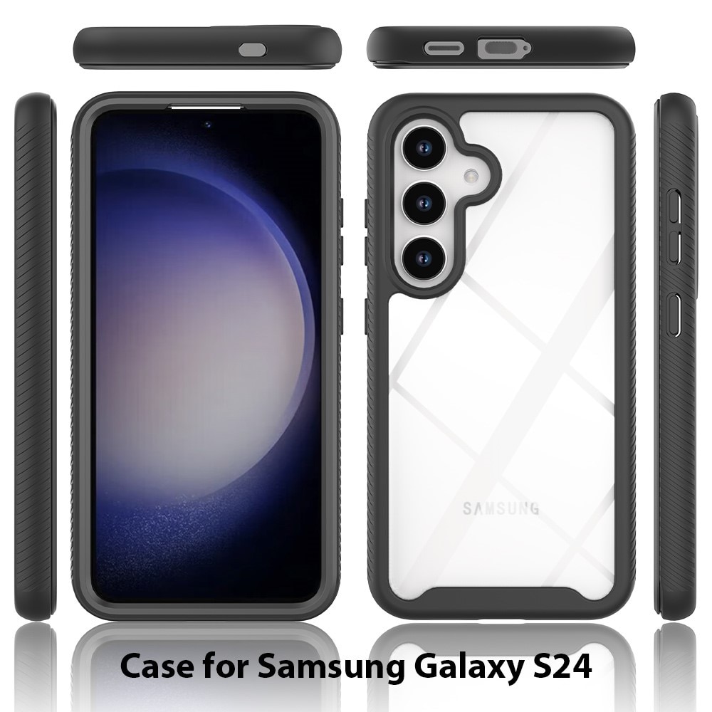 Samsung Galaxy S24 Full Cover Hülle schwarz