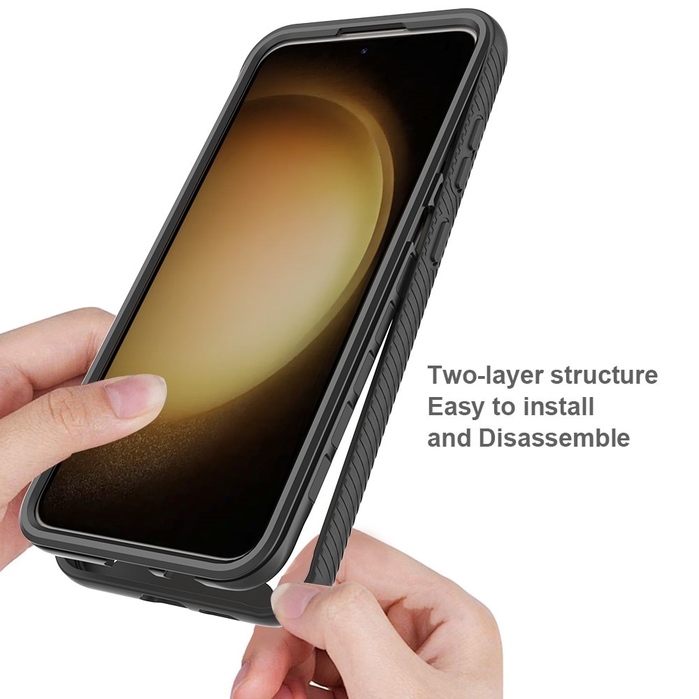 Samsung Galaxy S24 Plus Full Cover Hülle schwarz