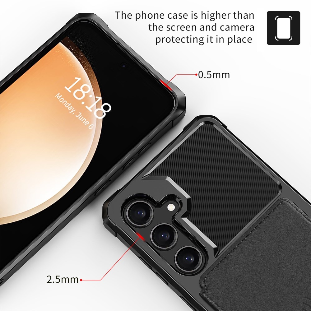 Samsung Galaxy S24 Tough Multi-slot Case schwarz