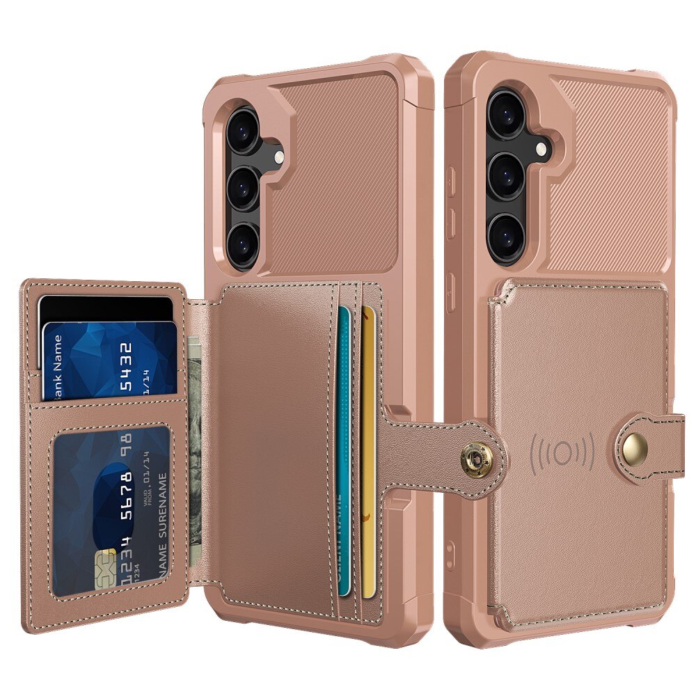 Samsung Galaxy S24 Tough Multi-slot Case rosa