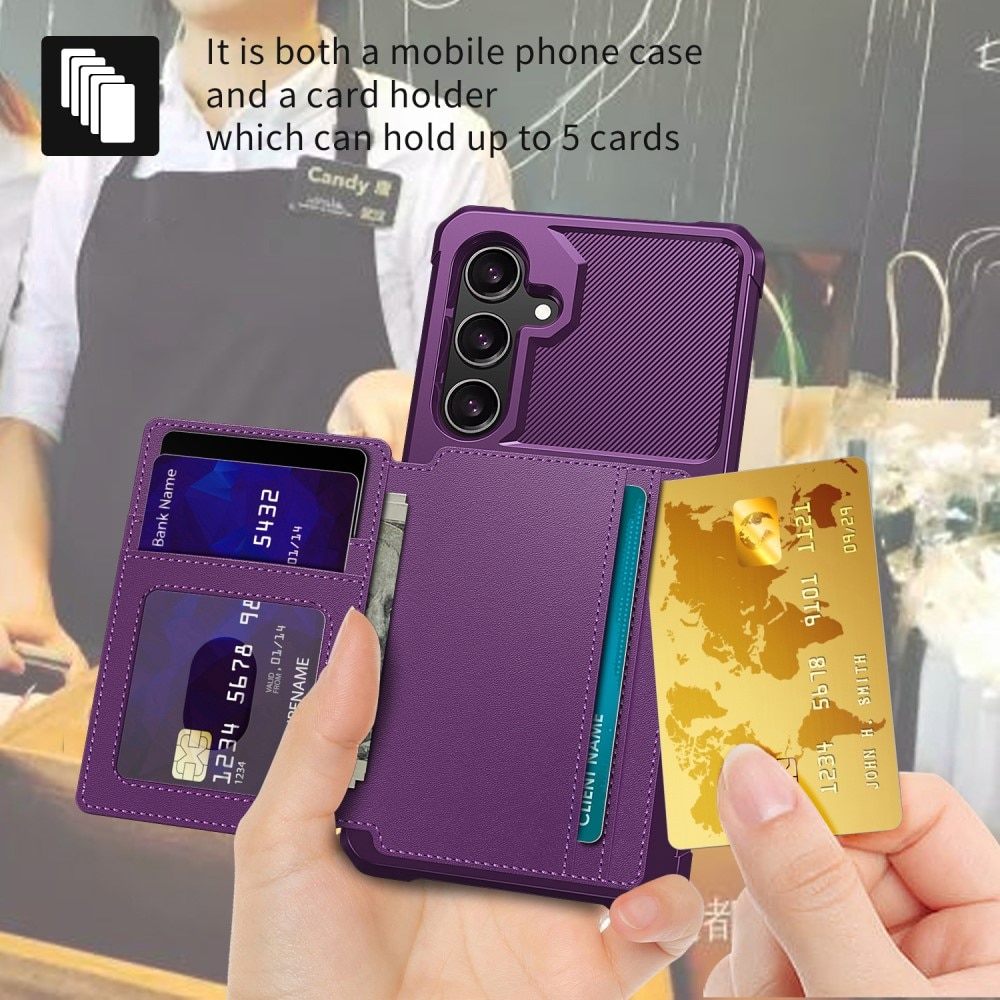 Samsung Galaxy S24 Tough Multi-slot Case lila