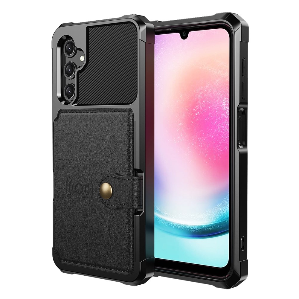 Samsung Galaxy A15 Tough Multi-slot Hülle Schwarz