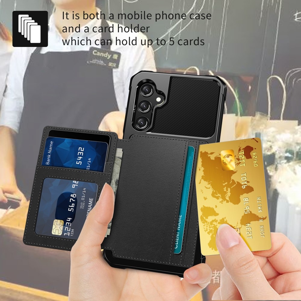 Samsung Galaxy A15 Tough Multi-slot Hülle Schwarz